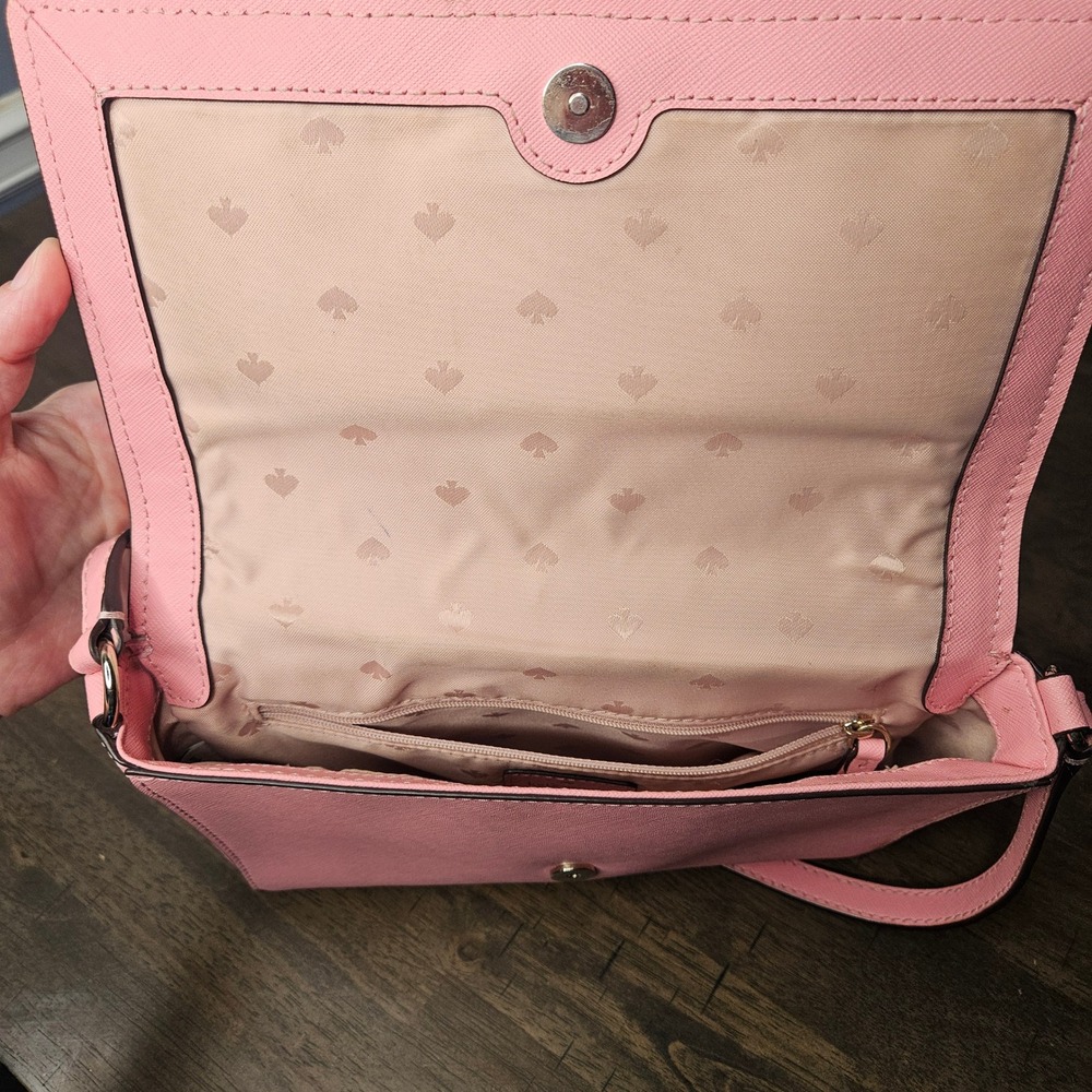 Kate Spade Pink Crossbody Handbag Purse - Picture 2 of 13